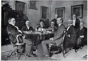President McKinley en zijn kabinet in het Witte Huis door Unknown artist
