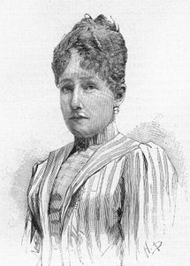 Prinses Stephanie van België (1864 - 1945), dochter van Leopold II van België, vrouw van Rodolph van Habsburg door Unknown artist