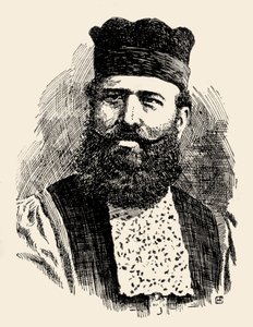 Rabbi Benjamin Artom was de Haham van de Spaanse en Portugese Joden in Groot-Brittannië. door Unknown artist