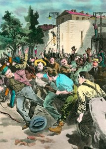 Racismescène: Lynchpartij van een zwarte man in de Verenigde Staten beschuldigd van het doden van blanken
