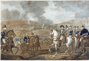 Weergave van de Slag bij de Moskova in Borodino op 7 september door Unknown artist