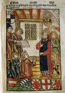 Voorstelling van het Concilie van Konstanz (1414-1418) door Unknown artist