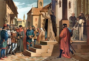 Sint Albertus de Grote (1205-1280) door Unknown artist