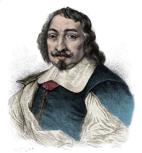 Samuel de Champlain (1567-1635) - Portret van Samuel de Champlain (1567-1635) Franse ontdekkingsreiziger in Amerika door Unknown artist