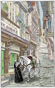 Saksische legende: Godiva (Lady Godiva of Godgifu), een Saksische vrouw die, aan het begin van het jaar 1000, naakt te paard door de straten van Coventry in Engeland reed om haar man te overtuigen de belastingen te verlagen die hij hief om zijn militaire c