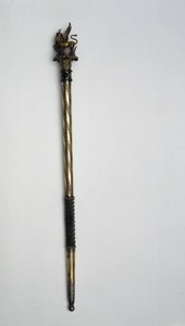 Scepter van Napoleon Bonaparte (1769 - 1821). Risorgimento Museum. Milaan door Unknown artist