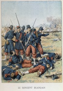 Sergeant Blandan stierf tijdens de verovering van Algerije in 1842 - in 