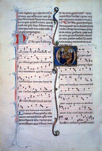 Bladmuziek. Pagina uit een 