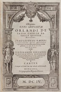 Bladmuziek van Psalmi Poenitentiales door Roland de Lassus (1604) door Unknown artist