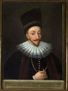 Portret van Sigismund III Vasa, koning van Polen (1566-1632) door Unknown artist