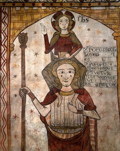 Sint Christoffel die het kindje Jezus draagt