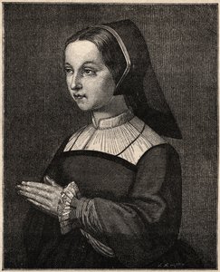 St. Jane Frances de Chantal - Portret van Sainte Jeanne-Francoise (Jeanne Francoise Fremyot, barones van Rabutin de Chantal) door Chantal Oprichter van de Visitatie (1572-1641) door Unknown artist