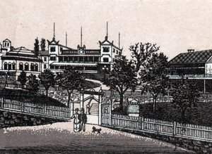 Stockholm, Zweden: uitzicht op Haselbacken