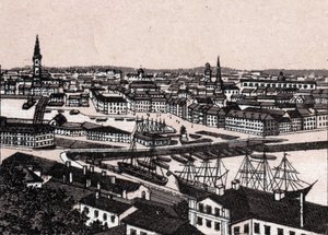 Stockholm, Zweden: uitzicht op de stad (Algemeen Uitzicht) in 