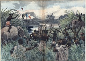 In bezit nemen van het Tsjaadmeer (Afrika)