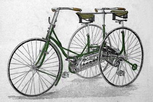 Tandem driewielermodel