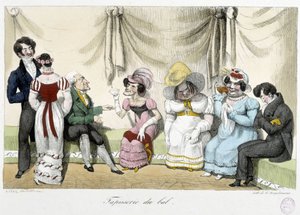 Tapijt van het bal - n.d., begin 19e eeuw, Carnavalet door Unknown artist