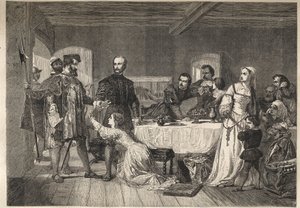 De arrestatie van John Brown, van Ashford, een Lollard, en een van de eerste martelaren in het begin van het bewind van Hendrik VII - 1517 door Unknown artist