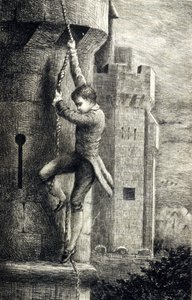 De Kartuizer parma van Stendhal. 19e-eeuwse gravure.