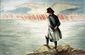 De Keizer op Sint-Helena. 19e-eeuwse chromolithografie.