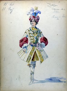 De Schoppenvrouw: Opera gecomponeerd in 1890 door Piotr of Petr Ilyich Tchaikovsky (of Tchaikowsky). door Unknown artist