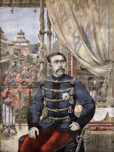 De Maarschalk Aritomo Yamagata (1838-1922) in 1896 door Unknown artist