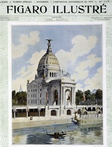 Het Palais des Verenigde Staten op de Universele Tentoonstelling - in "Le Figaro Illustré", nov. 1899