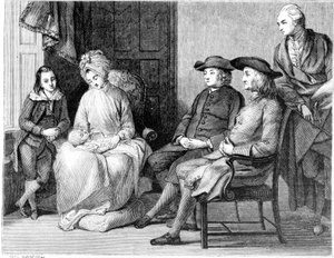 De Quakers in de 18e eeuw door Unknown artist