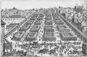 De Saint Germain Kermis in de 17e eeuw door Unknown artist