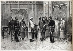 Het Tientsin-akkoord of Li-Fournier Conventie - Tientsin Overeenkomst - Li-Fournier Conventie - 11 mei door Unknown artist