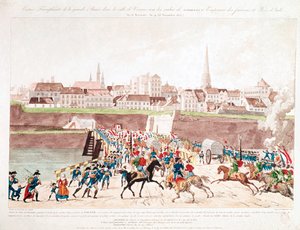 De triomfantelijke intocht van het Franse leger in Wenen, 13 november door Unknown artist