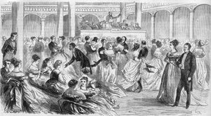 Het jaarlijkse bal van de huismannen in de Salle de l