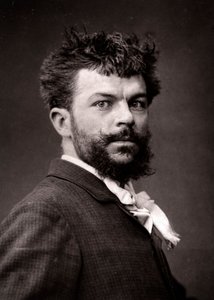 De kunstenaar Georges Haquette geportretteerd ter gelegenheid van de Salon van Parijs in 1883 door Unknown