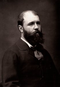 De kunstenaar Jean-Jacques Scherrer gefotografeerd ter gelegenheid van de Salon van Parijs in 1881 door Unknown
