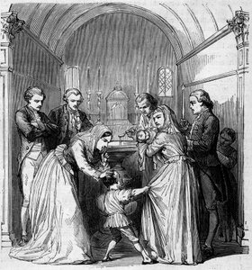 De doop van Napoleon Bonaparte door Unknown artist