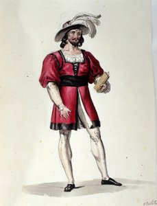Het personage dat de Viriliteit vertolkt in het ballet 