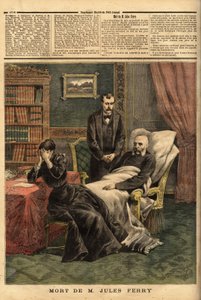 De dood van Jules Ferry (1832-1893) door Unknown artist