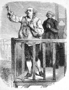 De dood van Louis XVI. Gravure 19e eeuw. door Unknown artist