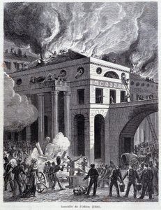 De brand van de Odeon (1820)