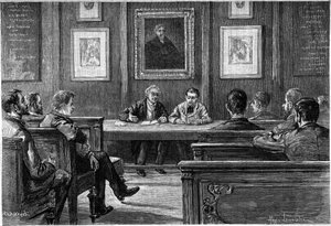 De lezing aan de Ecole Normale Supérieure de la rue d