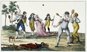 De lange palm - gravure, begin 19e eeuw