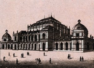 De nieuwe beurs in Frankfurt, Duitsland in 