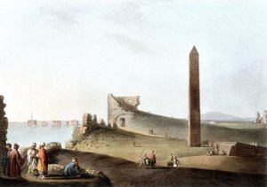 De obelisken in Alexandrië, genaamd Cleopatra