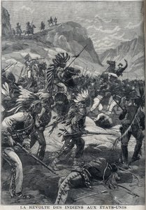 De opstand van de Indianen uit Noord-Minnesota in de Verenigde Staten in 1898