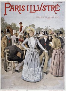 De toeschouwers bij de races - in Paris Illustré