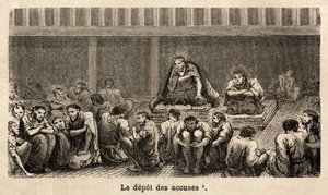 De stadia van gerechtigheid: het depot van de aanklachten
