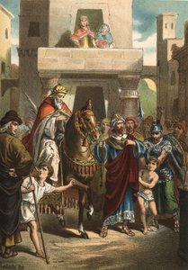 De triomf van Mardochee (of Mordekhai of Mordecai), bijbelse figuur (5e eeuw v.Chr.). In 