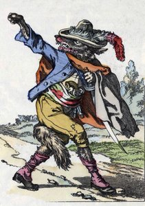 De wolf. Illustratie van het verhaal 