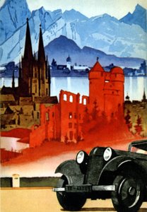 Verkeer in Duitsland door Unknown Artist