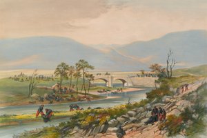 ?Traktir Brug na de Slag bij Tchernaya?, 1855 door Unknown